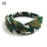 New Fashion Women Girls Bohemian Hair Bands Print Headbands Vintage Cross Turban Bandage Bandanas HairBands Hair Accessories