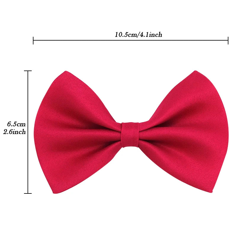 Black Neck Tiebow for Boys Girls Toddler Adjustable Solid Bow Tie Party  Wedding Children's Accessories Not Afraid of Creases