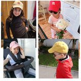 Children's Kid Baseball Cap for Girls Boy Hats Sunscreen Baby Hat Hip Hop M Letter Embroidered Kids Caps 1-6-8-12-15 Years