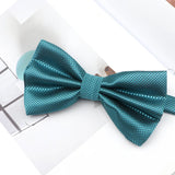 Solid Colorful Parent-Child Bowtie Set Classic Cute Family Butterfly Party Dinner Wedding Design Cute bow tie Accessory NO.1-15