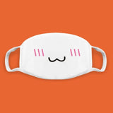 Cotton Kawaii Funny Anime Expression Mouth Face Mask Smile Breathable Masks For Korean Unisex Face Mouth Muffle Mask Accessories