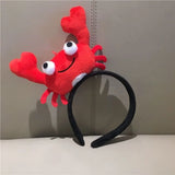 Cute And Cartoonish Korean Plush Animal Hair Clips For Women To Wear, A Popular Face-washing Headband