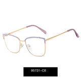 Blue Light Blocking Glasses Frame New Eyewear Prescription Female Eyeglasses Optical Women Spectacles UV400 Anti-Reflective