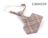 New Rubber Ties Casual Plaid Necktie For Boys Girls Neck Ties Simple Slim Necktie Gravatas Lazy Person Student Tie Neck Wear