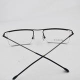 Men's business glasses frame half frame Square frame ultra light comfortable titanium alloy optical prescription Eyeglasses