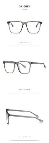 Blue Light Blocking Glasses Frame for Optical Prescription Eyeglasses Frame New Arrival Full Rim Plastic UV400 Anti-scratch