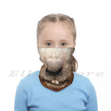 Beaver Face Adult Kids Anti Dust DIY Scarf Mask Beaver Teeth Wild Smile Smiling Face Lips Animal Nature Funny Pet Hairy Friend