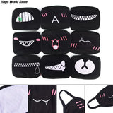 1pc Mouth Face Mask Unisex Cotton Dustproof Mouth Face Mask Anime Cartoon Bear Women Men Muffle Face Mouth Party Masks