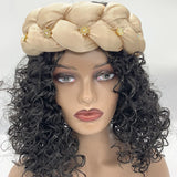 Bronzing Fabric Women's Headbands Elastic Braids Hair Bands Female Turban Cap Party Headwear Accessories Fashion Bandage Bandana
