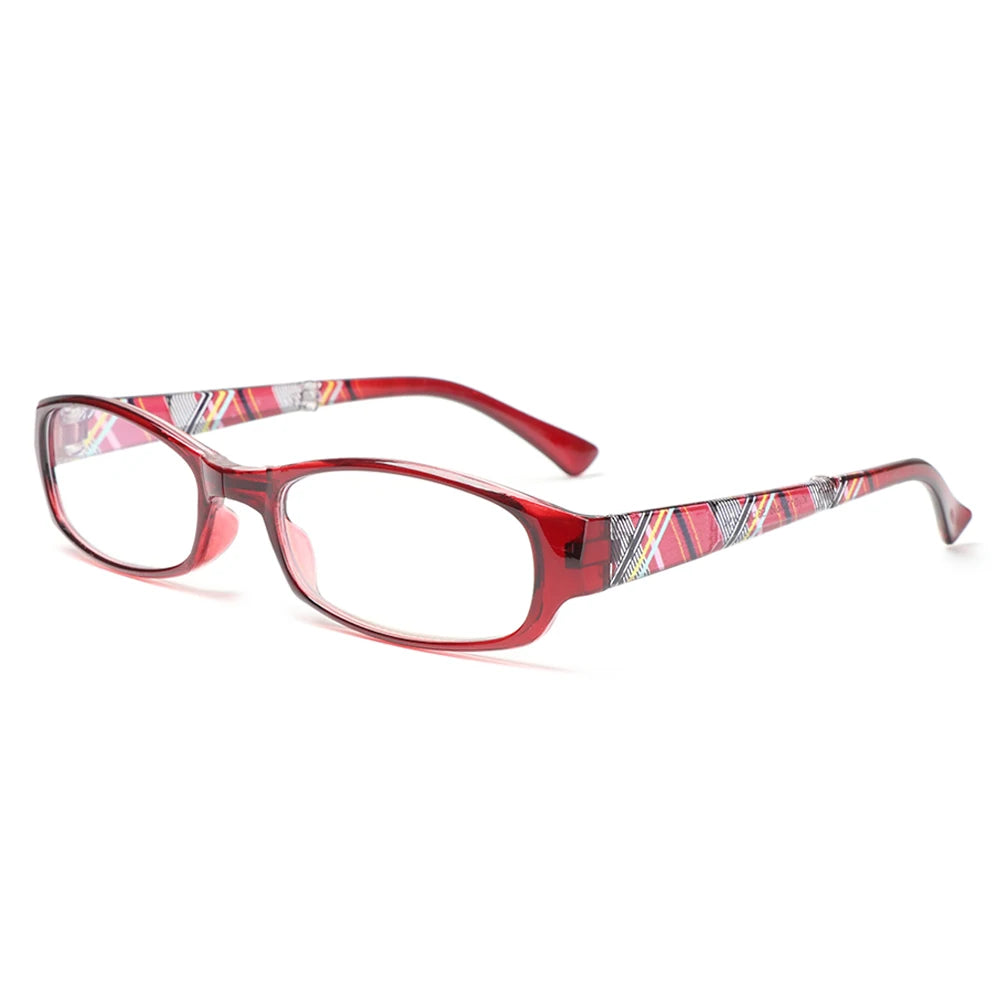 Fashion Design Blue Light Blocking Reading Glasses Men Women Folding Round Frame  Presbyopic Eyeglasses with Case  +1.0~4.0