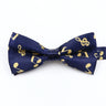 Musical Note Bow Tie Guitar Piano Stave Adult Children Bowtie Novelty Handmade Butterfly Wedding Party Men Gift Accessories