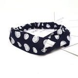 2020 Fashion Bohemian Headband Print Hairbands For Women Girls Vintage Cross Knot Turban Bandanas Headwear Hair Accessories