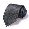 HUISHI 8cm Dot Neckties Skinny Fashion Business Men Polyester Microfiber Neck Tie Polka Check Men Neckie For Gentlemen Wedding