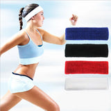 Women Men Headband Sports Yoga Fitness Stretch Sweatband Hair Band Elasticity Towel Headband Headwear Absorb Sweat Head Band