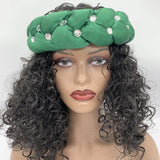 Bronzing Fabric Women's Headbands Elastic Braids Hair Bands Female Turban Cap Party Headwear Accessories Fashion Bandage Bandana