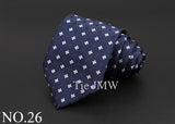 Classic Silk Men Tie Plaid Stripe Floral Ties Formal Wear Business Suit Jacquard Necktie Wedding Party Gift Daily Accessories