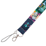 CB1052 Cartoon Anime Lanyards Funny Neck Strap Straps Ribbons Phone Buttons ID Card Holder Lanyard Buttons DIY Hanging Rope