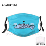 Happy With Fish Fairy Tail Funny Print Reusable Pm2.5 Filter Face Mask Happy Fairy Tail Fairy Tail Fairy Cat Kitten Anime Cats