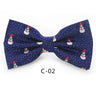 JEMYGINS Christmas Bow Ties for Mens Shirt  Snowflake Christmas Tree Pattern Men Silk Bow Tie  Christmas Party Gift