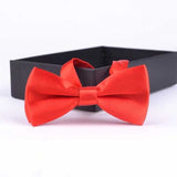 Kid Bowties Solid Butterfly Bowtie Wedding Accessories Gift Bow Tie Party TiesNew Wholesale Bowknot CA43