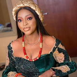 Exaggerated Big Braid Head Band African Raw Silk Turban Cap for Women Lady Nigeria Wedding Party Headpiece Female Headband Mujer