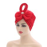 Handmade Nigerian Wedding Gele African Auto Gele Headtie Muslim Turban Cap Arab India Hat Female Head Wraps Turbante Mujer