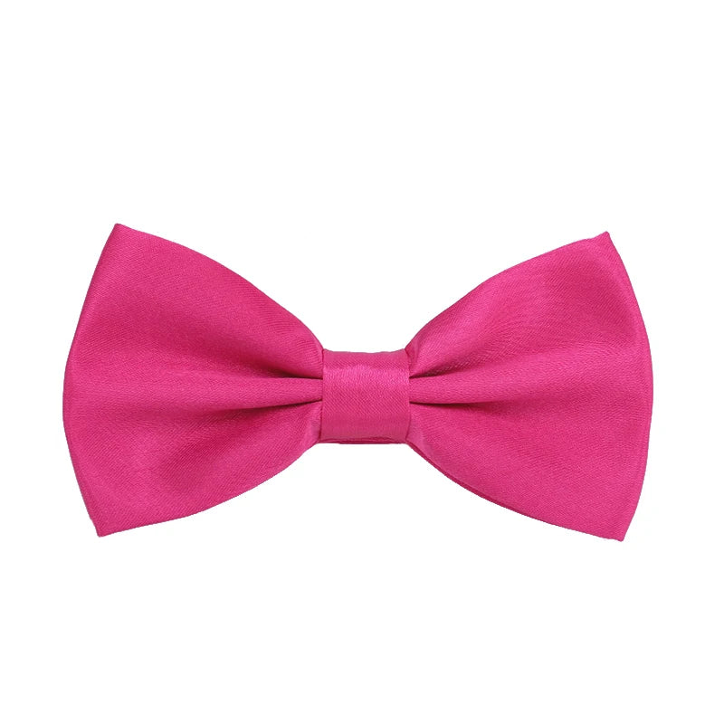 HUISUI 2024 New 43 Color Suit Bow Tie Wedding Gift Solid Party Classic Butterfly Cravat Wholesale Polyester Material Bowtie