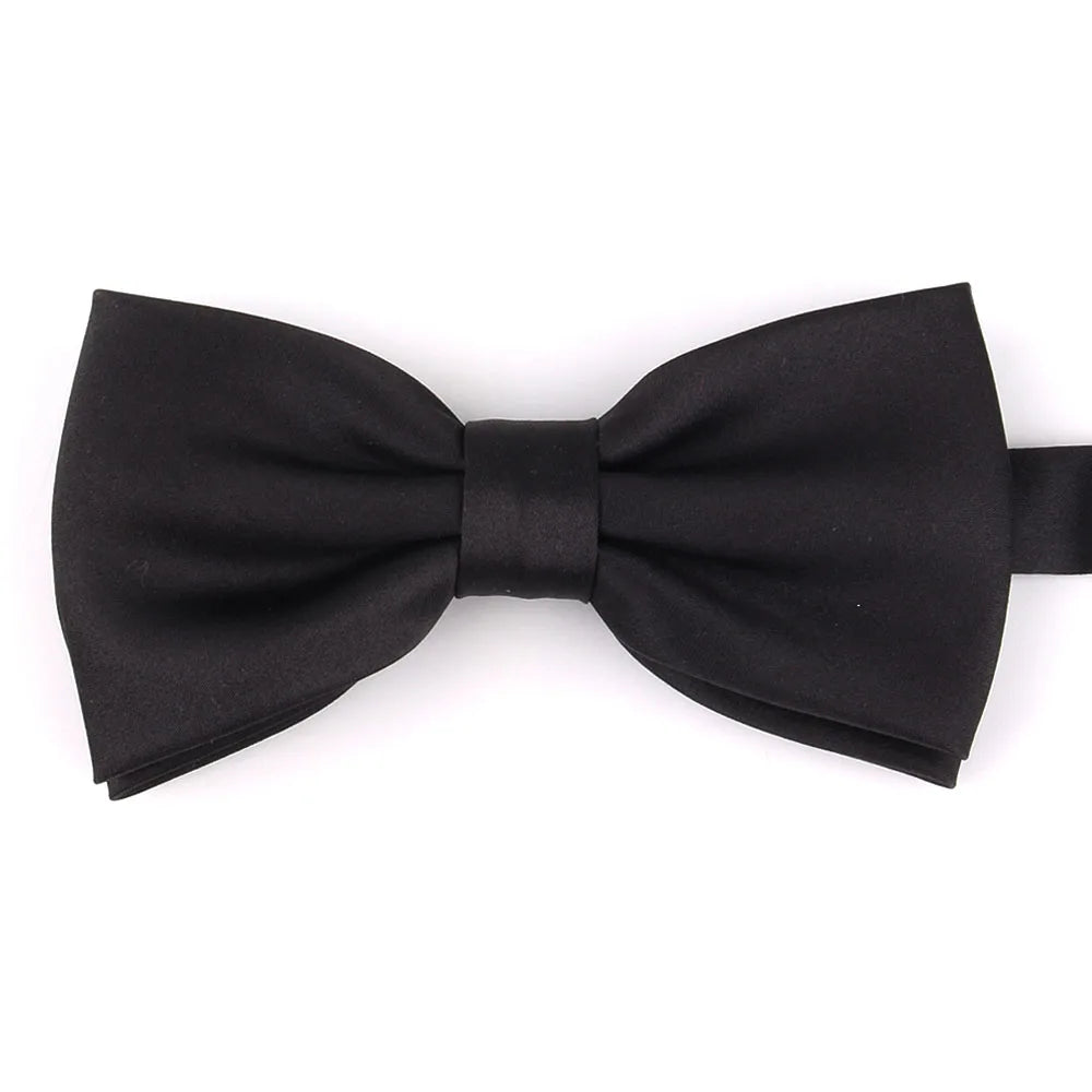 Solid Skinny Ties Boys Girls School Uniforms Adjustable Black Tie Neck Tie  For MEN Women Wedding Necktie For Groom Bow tie