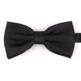 Solid Skinny Ties Boys Girls School Uniforms Adjustable Black Tie Neck Tie  For MEN Women Wedding Necktie For Groom Bow tie