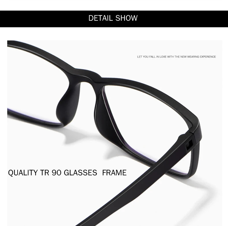 DOFTA Ultralight TR90 Glasses Frame Men Optical Myopia Eyeglasses Male Plastic Titanium Prescription Eye Glasses 5196A