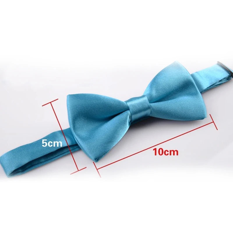 Kid Bowties Solid Butterfly Bowtie Wedding Accessories Gift Bow Tie Party TiesNew Wholesale Bowknot CA43