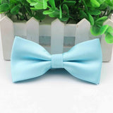 Classical Solid Fashion Bowties Groom Men Colorful Striped Cravat Grid Male Marriage Butterfly Wedding Bow Ties