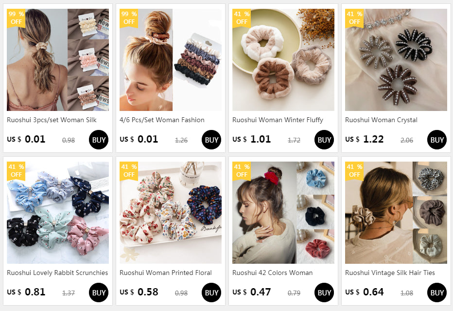 Women Elegant Silk Rose Flower Pearl Elastics Hair Band Beatiful Scrunchies Hair Ties Ladies Ponytail Holder Hair Accessories