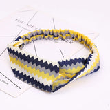 2020 Fashion Bohemian Headband Print Hairbands For Women Girls Vintage Cross Knot Turban Bandanas Headwear Hair Accessories