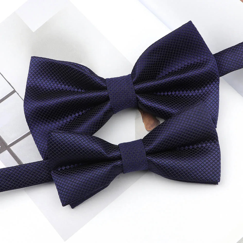 Solid Colorful Parent-Child Bowtie Set Classic Cute Family Butterfly Party Dinner Wedding Design Cute bow tie Accessory NO.1-15