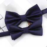 Solid Colorful Parent-Child Bowtie Set Classic Cute Family Butterfly Party Dinner Wedding Design Cute bow tie Accessory NO.1-15