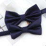 Solid Colorful Parent-Child Bowtie Set Classic Cute Family Butterfly Party Dinner Wedding Design Cute bow tie Accessory NO.1-15