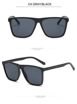 OEC CPO Square Men Sunglasses Big Frame Sunglasses Women Fashion Yellow Lens Sun Glasses Female Drive Beach Eyewear uv400 Glass