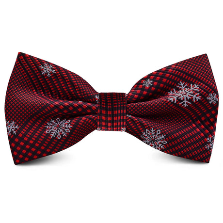 Christmas Bow tie for Men Women Snowmen Christmas Tree Bow knot Pre-tied Adult Silk Jacquard Bowtie Double Fold Cravats Party