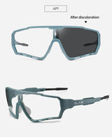 ELAX Brand New Style Photochromic Sunglasses Sports Men Women Mtb Bike Bicycle Eyewear Cycling Glasses