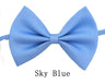 Black Neck Tiebow for Boys Girls Toddler Adjustable Solid Bow Tie Party  Wedding Children's Accessories Not Afraid of Creases