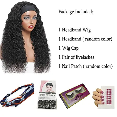 Machine Made Wigs Natural Color Wig Human Hair Deep Wave Glueless None Lace Front Curly Wave Wig Brazilian Virgin Hair