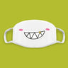 Cotton Kawaii Funny Anime Expression Mouth Face Mask Smile Breathable Masks For Korean Unisex Face Mouth Muffle Mask Accessories