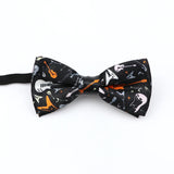 Musical Note Bow Tie Guitar Piano Stave Adult Children Bowtie Novelty Handmade Butterfly Wedding Party Men Gift Accessories
