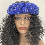 Bronzing Fabric Women's Headbands Elastic Braids Hair Bands Female Turban Cap Party Headwear Accessories Fashion Bandage Bandana