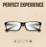 Men's And Women's Finished Myopia Glasses TR90 Frames And Aspherical Anti Blue Ray Photochromic Lenses SPH 0~-6.00 CYL 0~-2.00