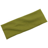 New Solid Knitted Headband for Women Girls Autumn Winter Sport Yoga Sweat Uptake Headwear Elastic Hairbands Hair Accessories