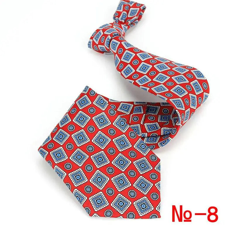 Original 9cm Natural Silk Tie Handmade Fashion Men Neck Tie Multicolor Men Digital Print Neckties For Party Paisley Plaid Cravat