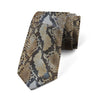 New Animal Skin Polyester Slim Fashion Tie 8cm Wide Snake Skin Leopard Print Fun Necktie Wedding Party Shirt Accessories For Men