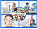 Big Titanium Glasses Frame Anti Blue Ray For Computer Work Business Spectacle Screen Protective Eyeglasses Wide155mm Light